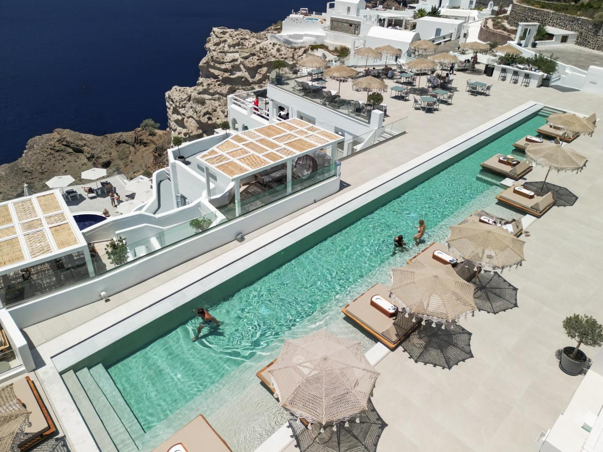 Apeiron Blue Santorini - Sustainable Adults Only 14 Plus Firá Buitenkant foto
