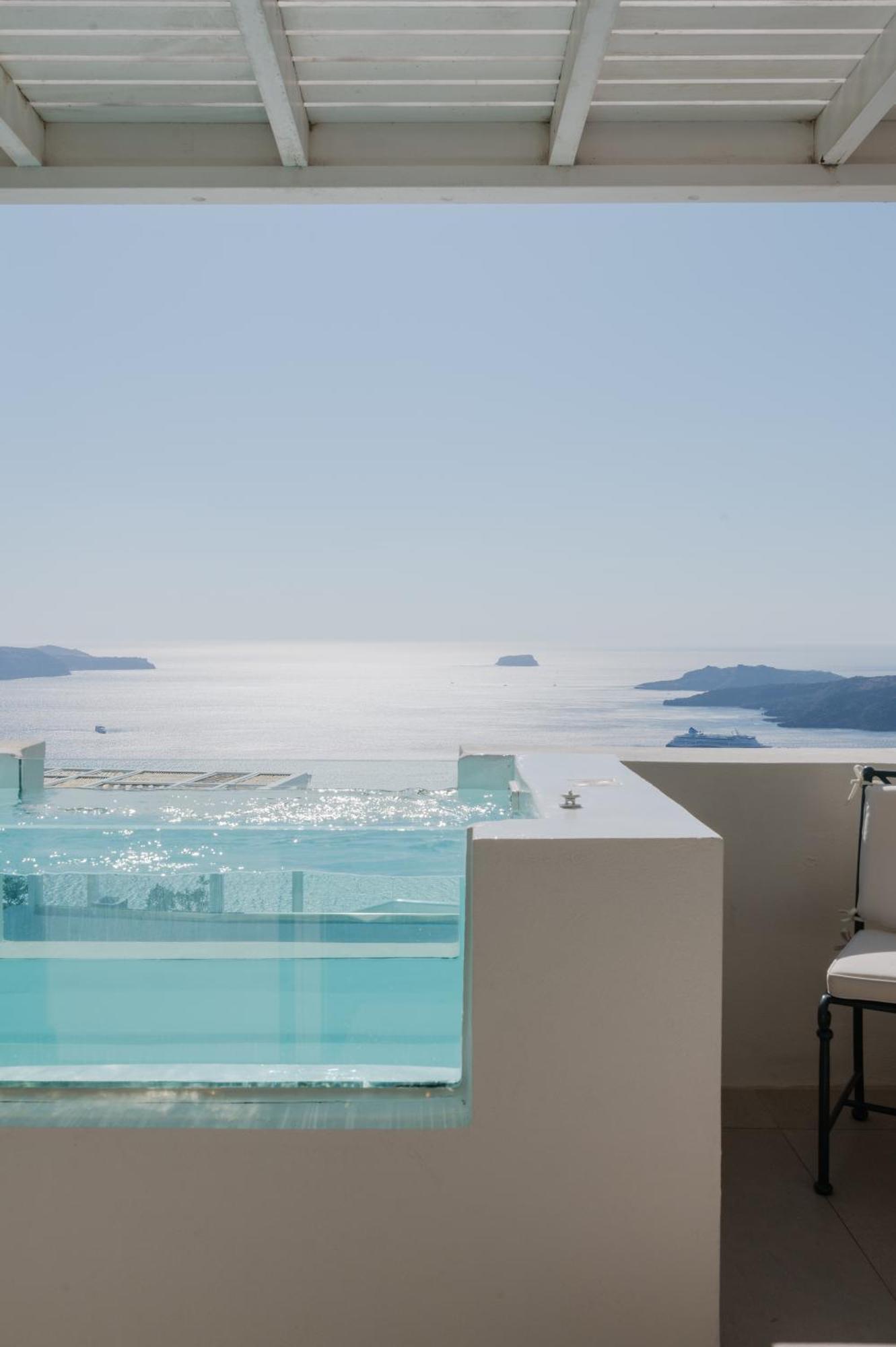 Apeiron Blue Santorini - Sustainable Adults Only 14 Plus Firá Buitenkant foto