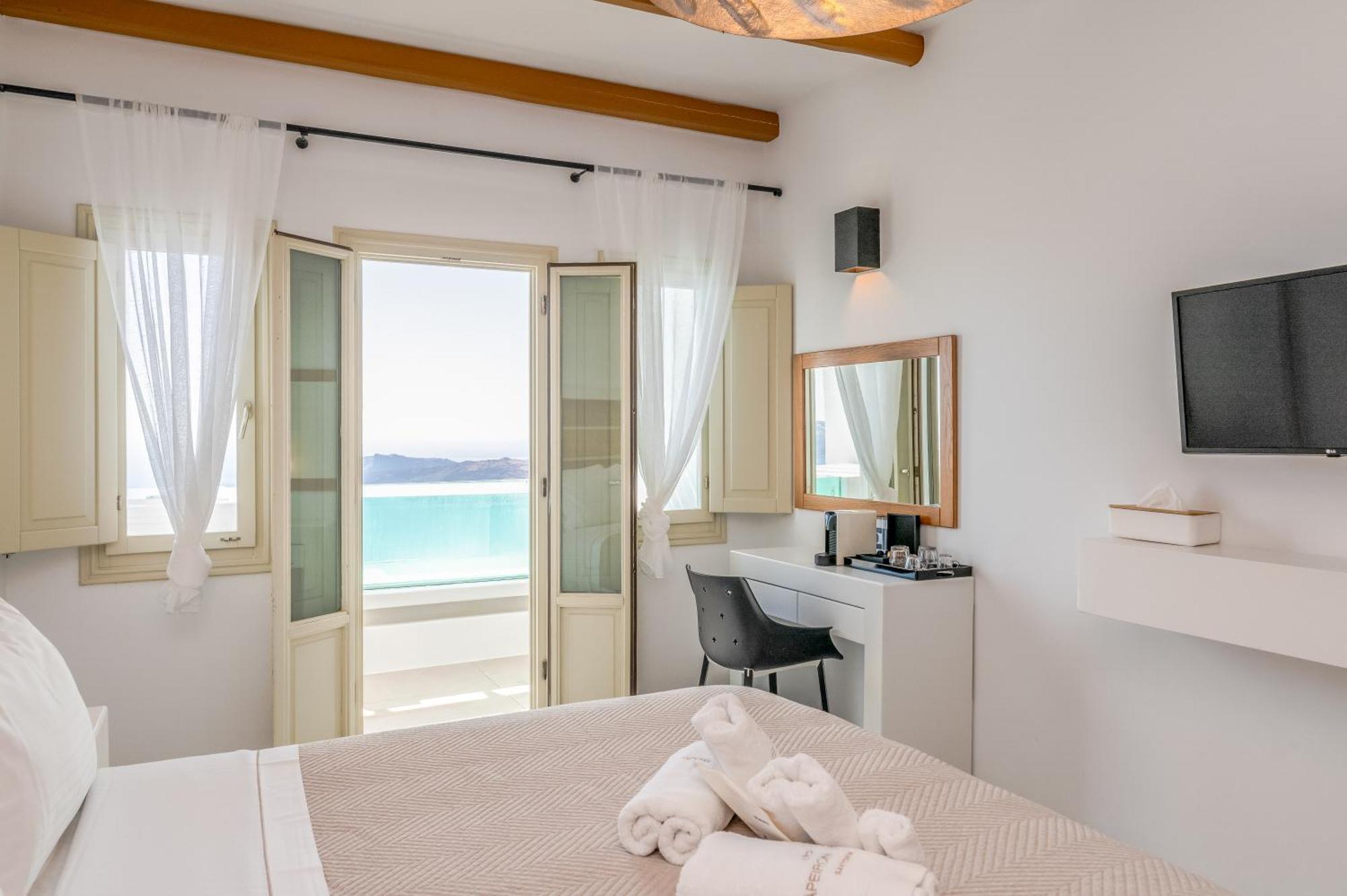 Apeiron Blue Santorini - Sustainable Adults Only 14 Plus Firá Kamer foto