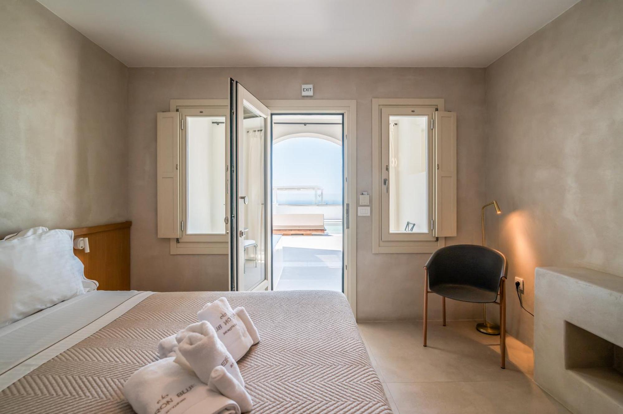 Apeiron Blue Santorini - Sustainable Adults Only 14 Plus Firá Kamer foto
