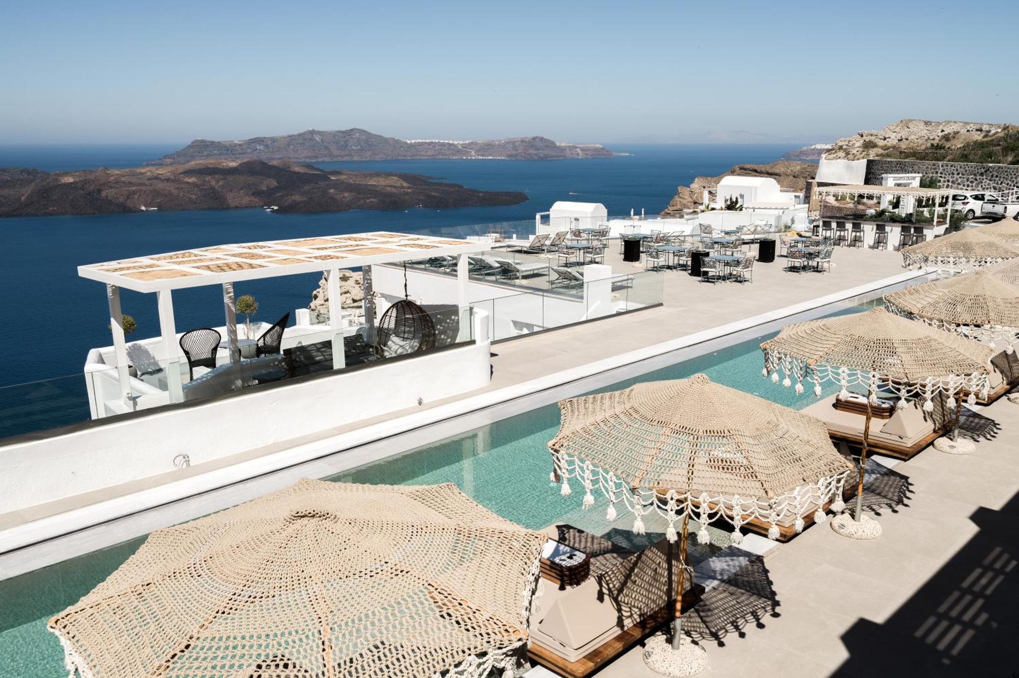 Apeiron Blue Santorini - Sustainable Adults Only 14 Plus Firá Buitenkant foto
